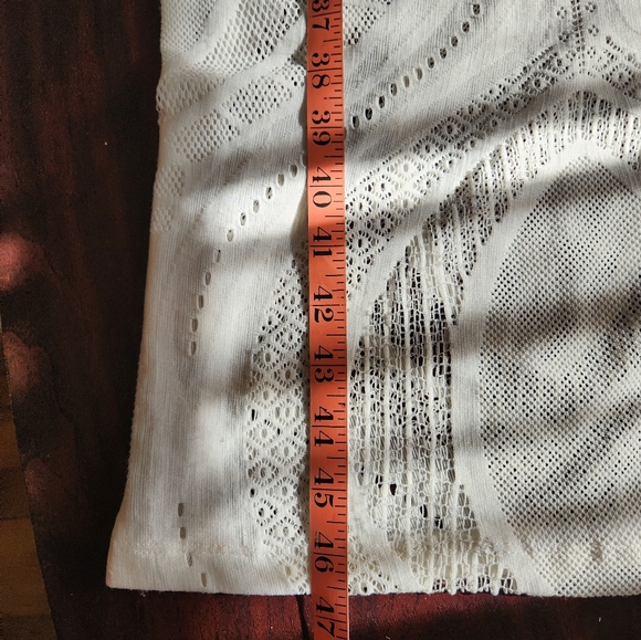 J balvin Beach cover up, cream off white, size Xl - Picture 4 of 11